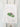 Chickadee on green leaves art print on white organic kitchen towel.