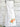 full cotton apron with orange nasturtium watercolor print