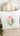 South African flower on french linen pillow cover