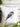 Chickadee art print on French linen square pillow cover with zipper closure.