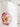 white cotton canvas market bag with larbe blossom peony flower