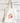 cotton market bag with watercolor of mouse in red cape holding candlestick