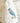 Blue Steller's jay bird on white linen half apron