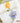 French linen tea towel set with sunflower and blue poppy