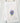 white organic cotton tea towel with art print of blue poppy