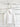 white apron with grey rabbit watercolor art