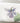 white linen dish towel with purple flower and green leaves