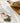 French linen tea towel with waxwing art