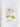 linen towel with pink zinnia watercolor art