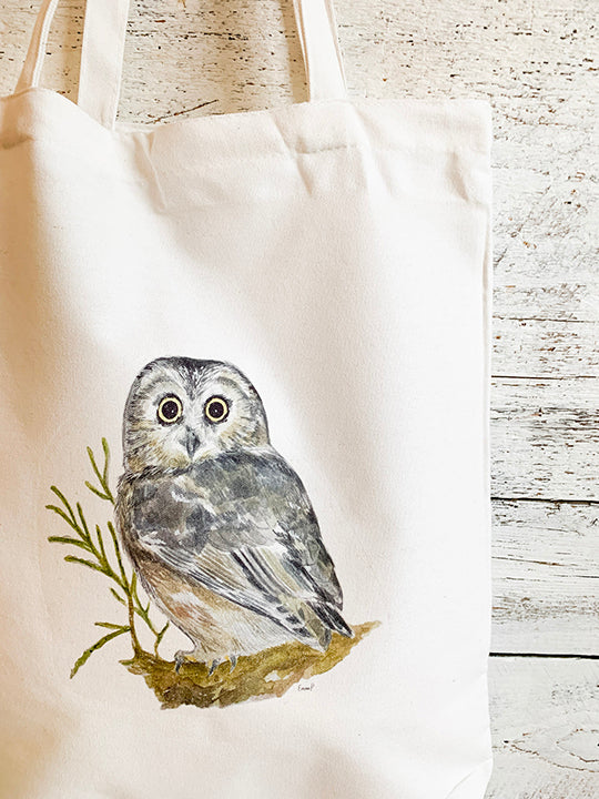 Saw-whet Owl Market Bag
