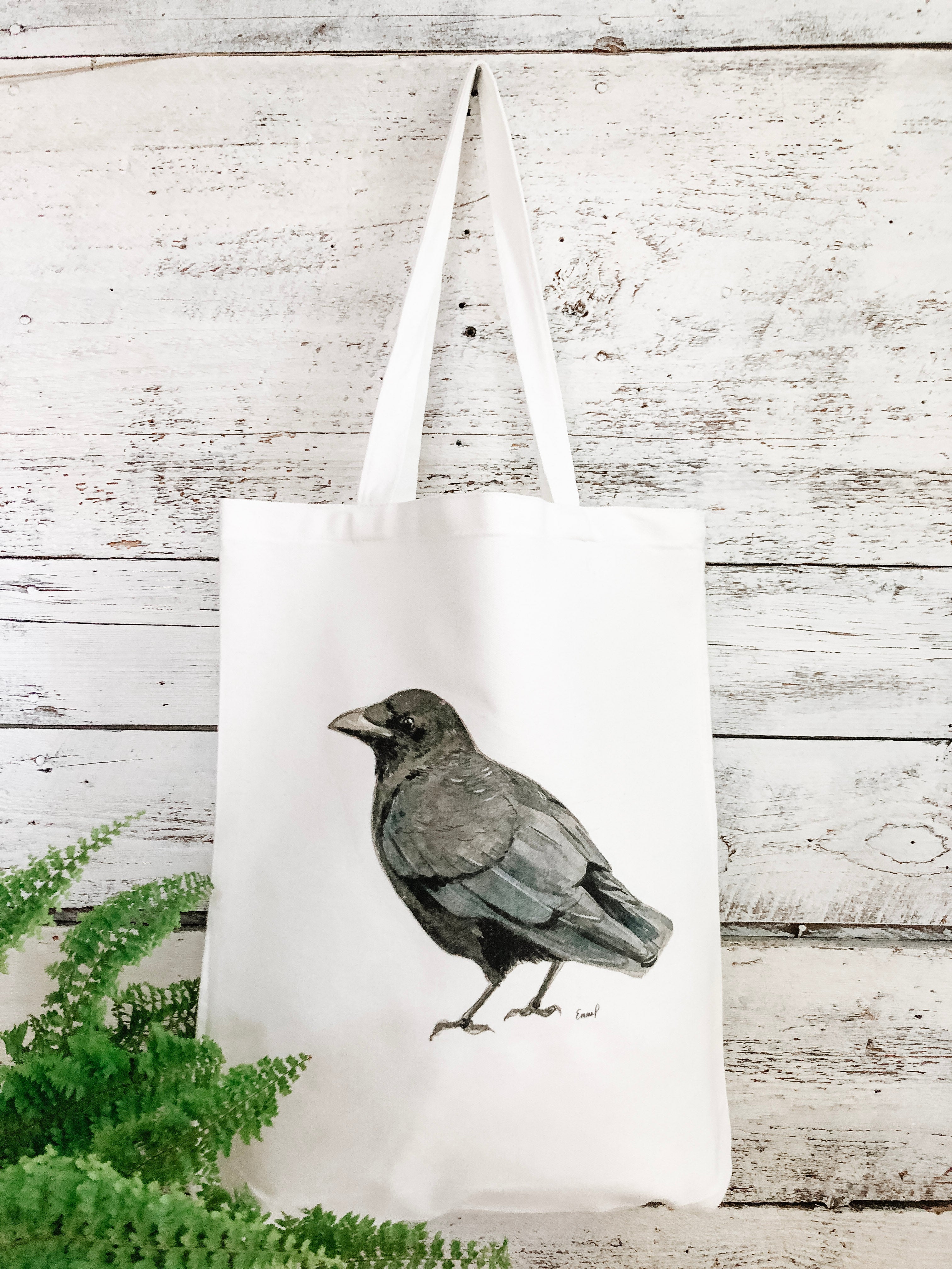 Black Crow Cotton Market Bag