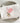 French linen tea towel with watercolor print of pink rose
