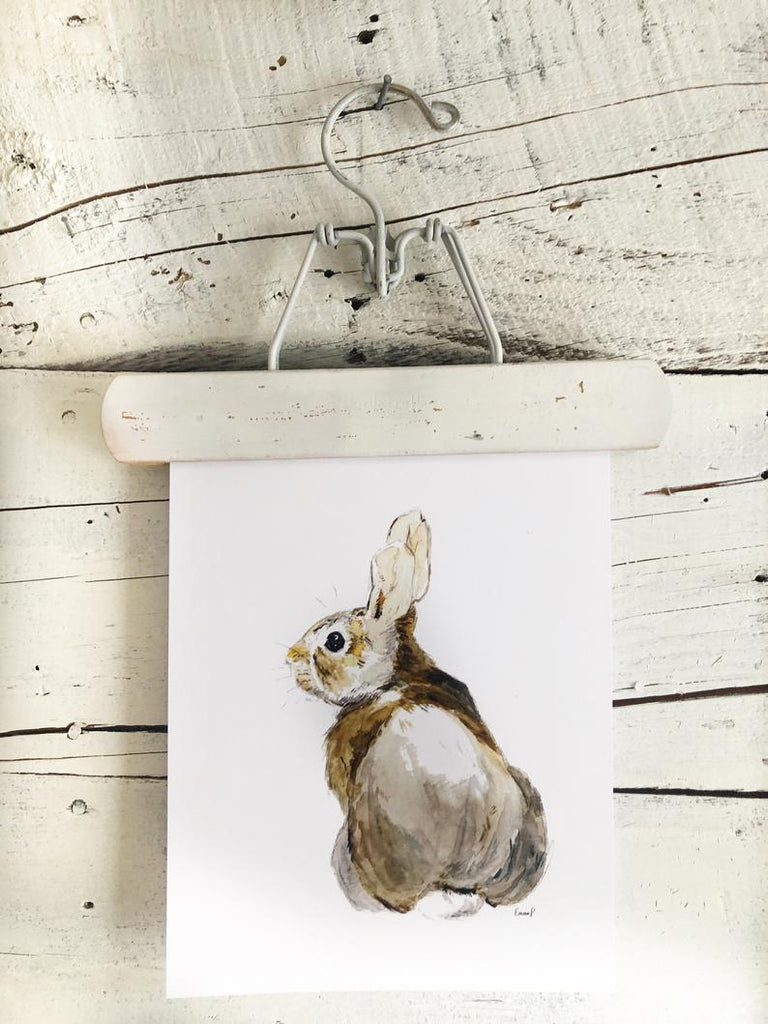 Brown Bunny Art Print, Emma Pyle, Studio on Tenth