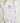 white cotton romper with watercolor hedgehog art