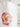 white cotton canvas market bag with larbe blossom peony flower
